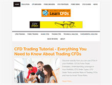 Tablet Screenshot of learncfds.com